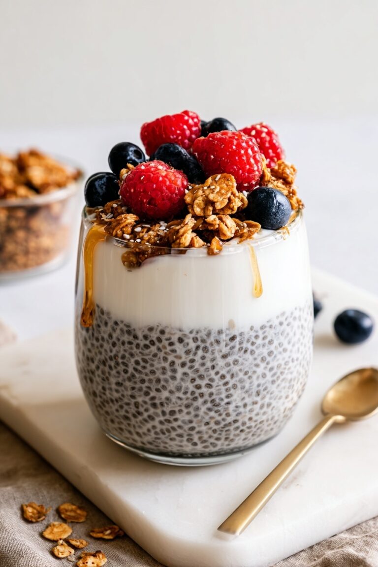 High-Protein Chia Pudding with Berries Recipe