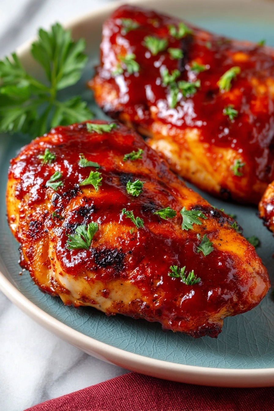 Baked BBQ Chicken Breasts Recipe - Serving Suggestion