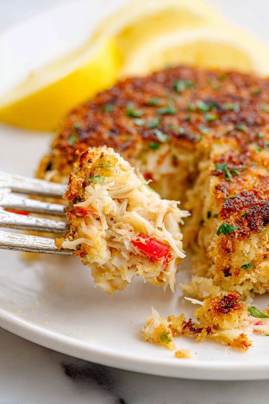Crab Cakes with Crispy Panko Recipe - Serving Suggestion
