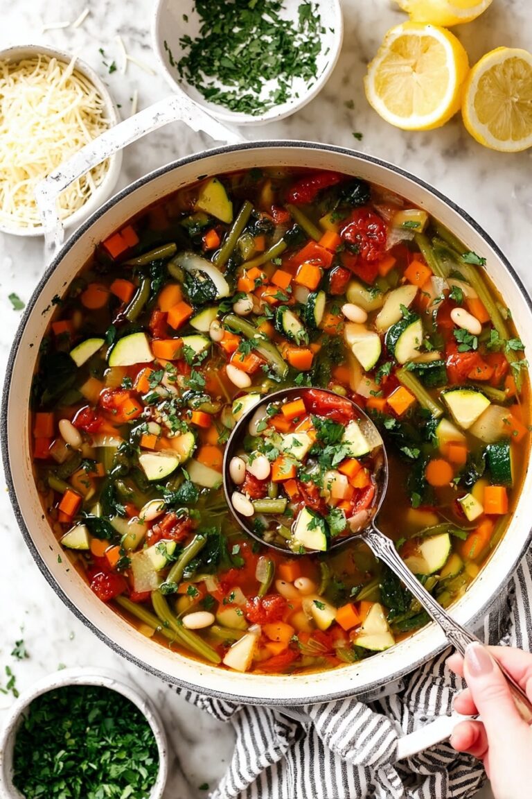 Easy Minestrone Soup Recipe