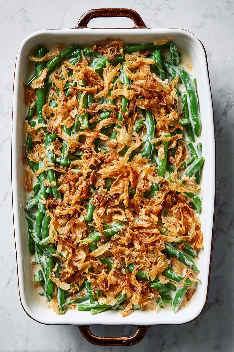 Best Green Bean Casserole Recipe - Serving Suggestion
