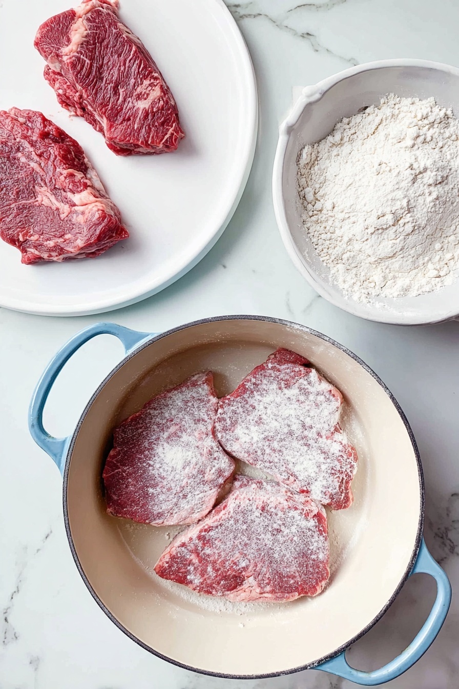 Dutch Oven Swiss Steak Recipe - Step by Step Instructions
