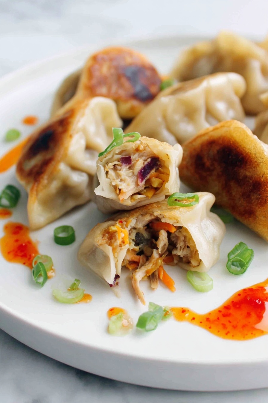 Crispy Vegetable Tofu Dumplings Recipe - Serving Suggestion