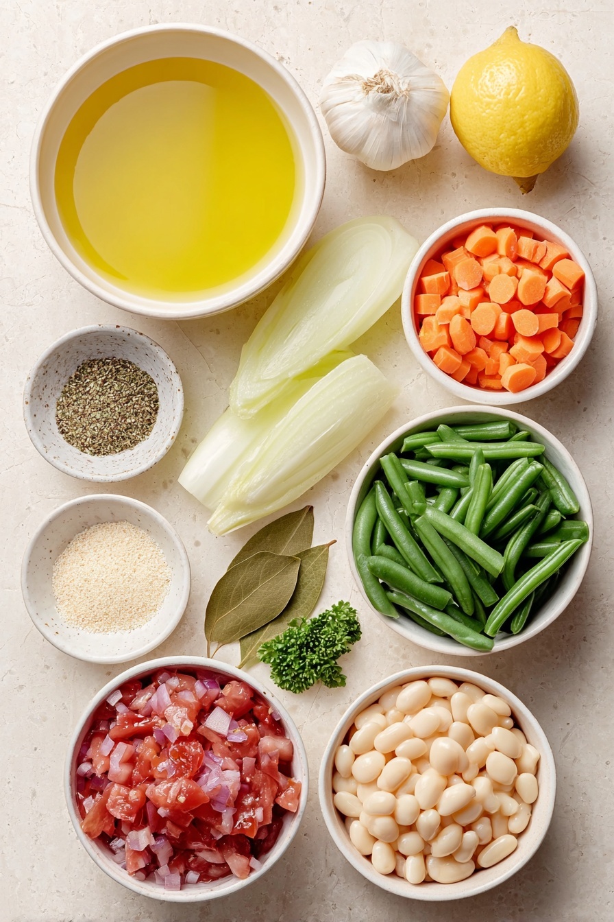 Easy Minestrone Soup Recipe - Ingredients