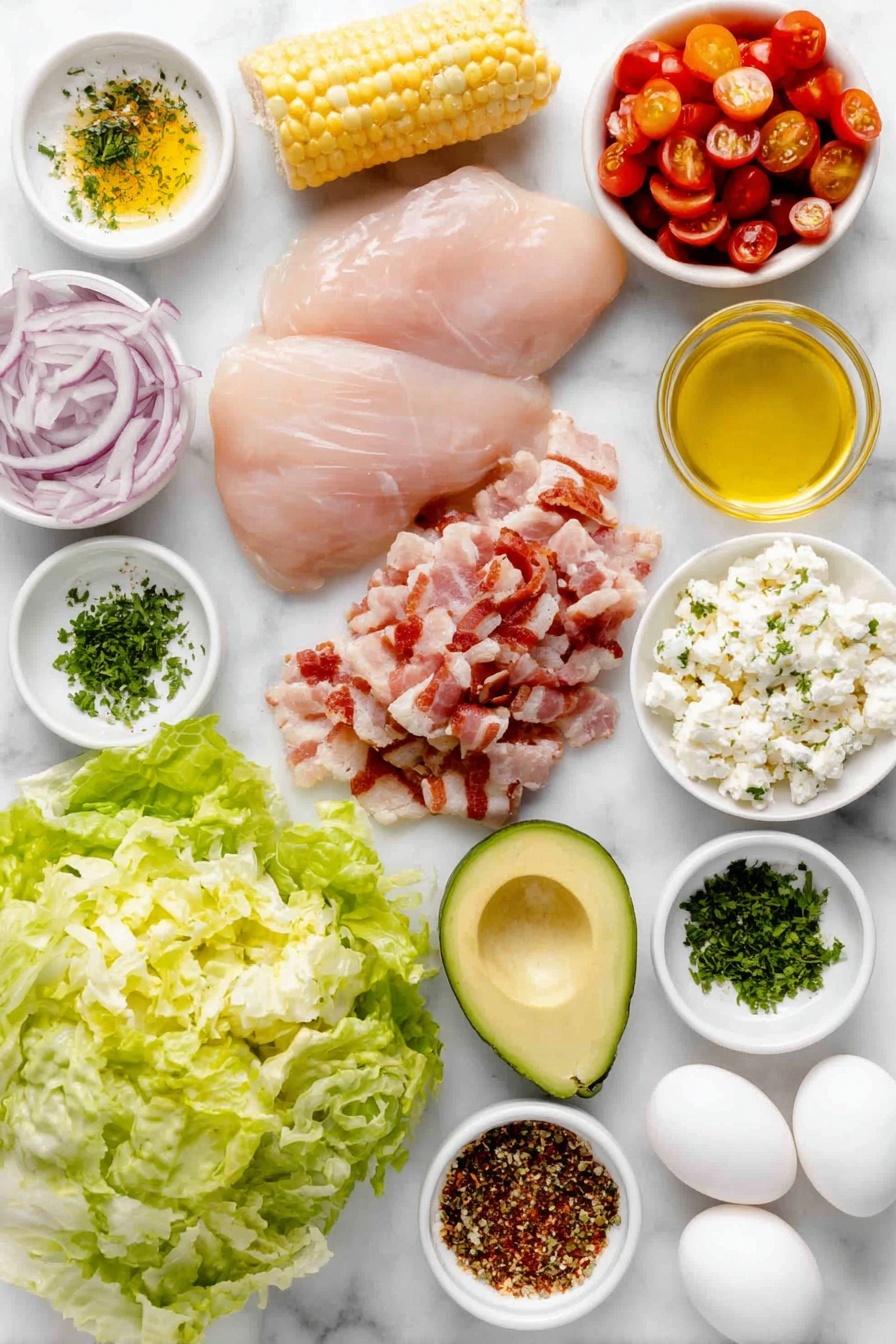 Grilled Chicken Salad with Lemon Dressing Recipe - Ingredients