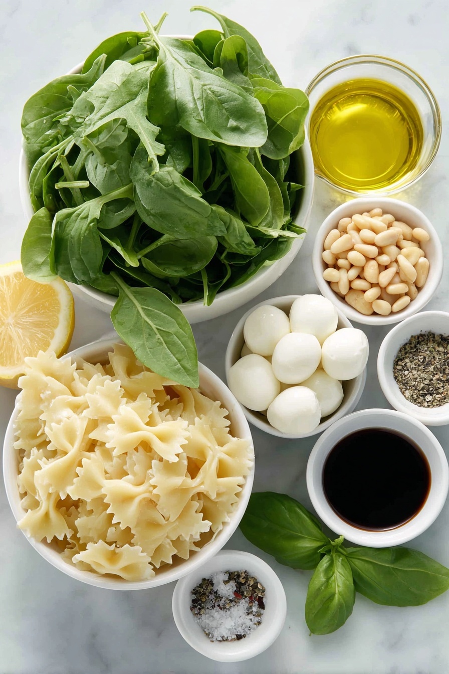 Pesto Pasta Salad Recipe - Ingredients