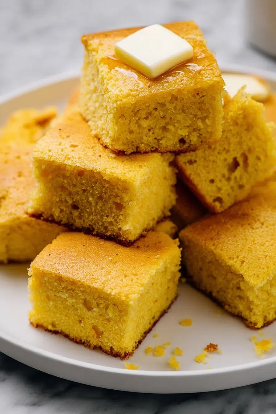 Honey Greek Yogurt Cornbread Recipe - Recipe Image